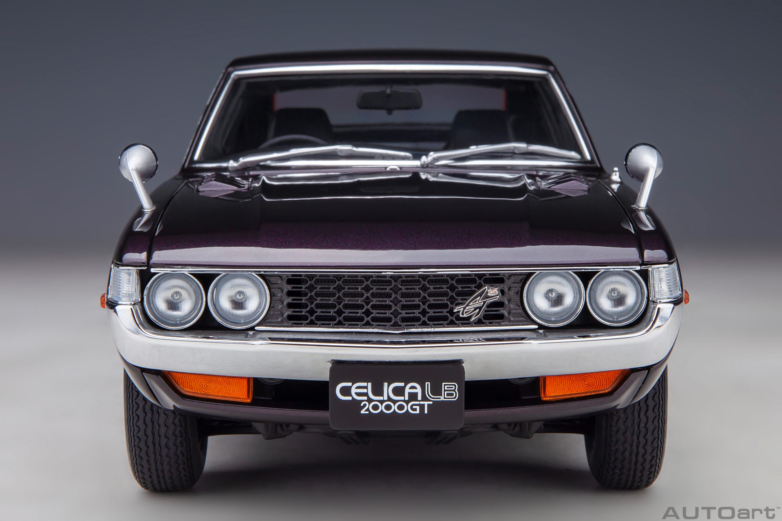 AUTOart 1:18 Toyota Celica Liftback 2000GT (RA25) 1973 (Dark Purple Metallic) 78769