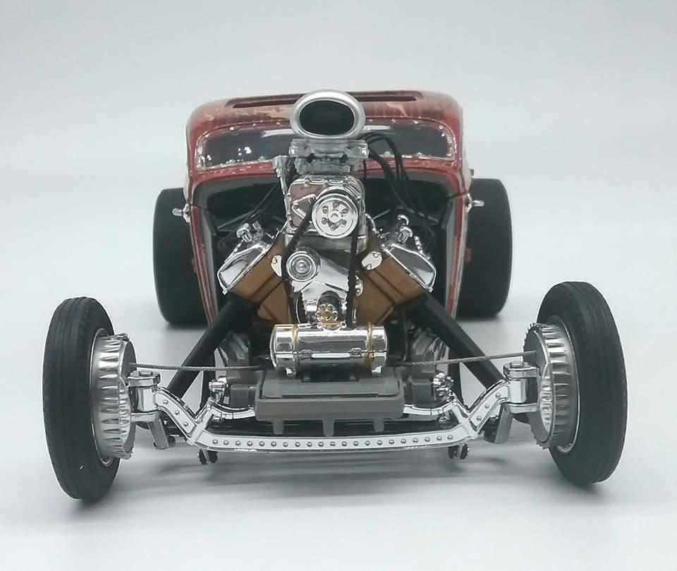 GMP 1:18 1934 Blown Altered Coupe - Rusted Steel GMP-18979