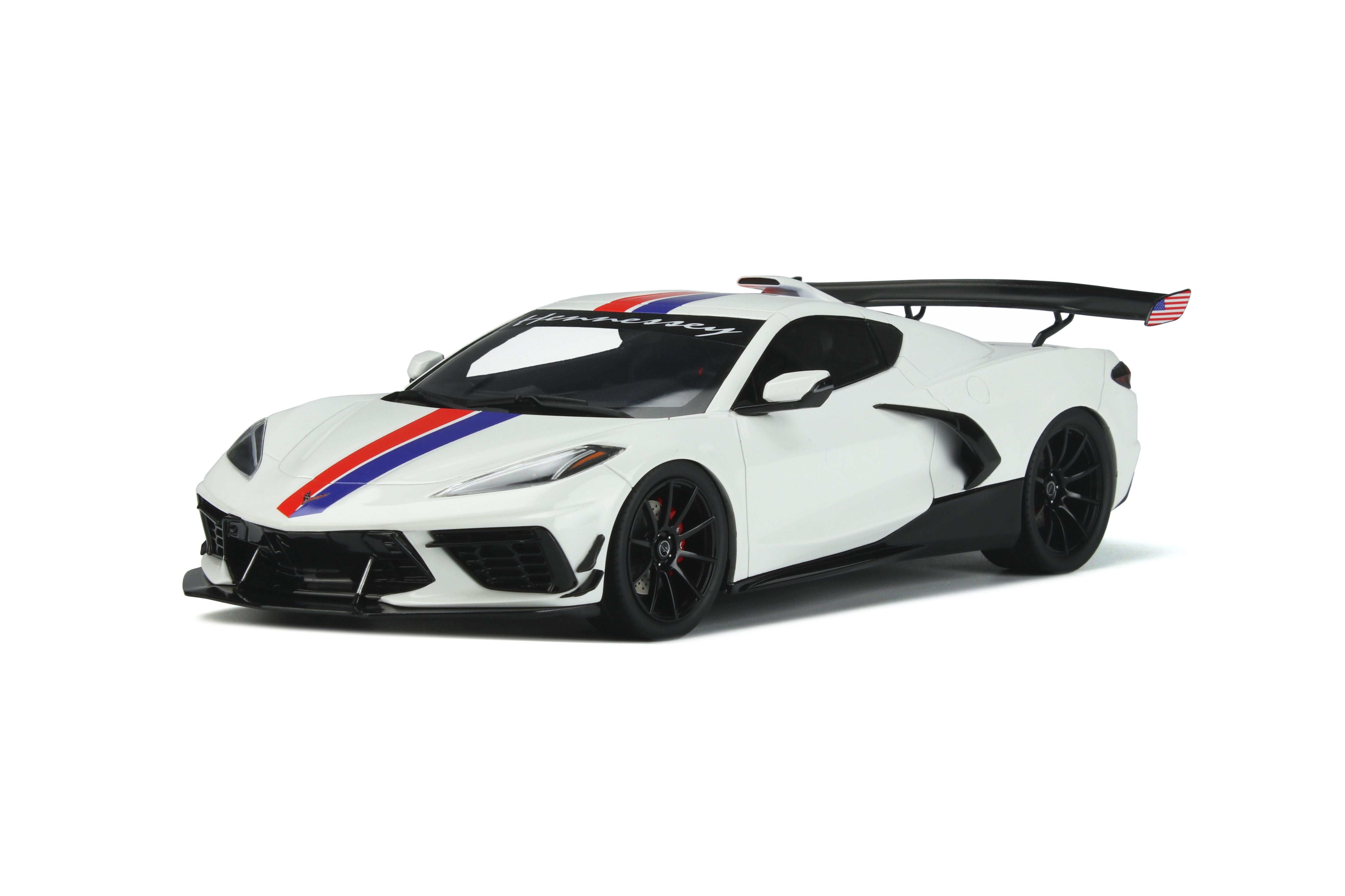 GT Spirit 1:18 2021 Hennessey Corvette C8 Arctic White GT317