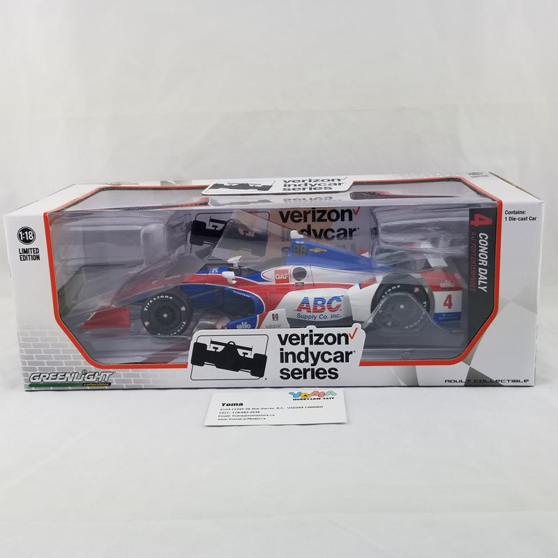 GreenLight 1:18 2017 Indycar Series #4 Conor Daly / A. J. Foyt Enterprises, ABC Supply 11008