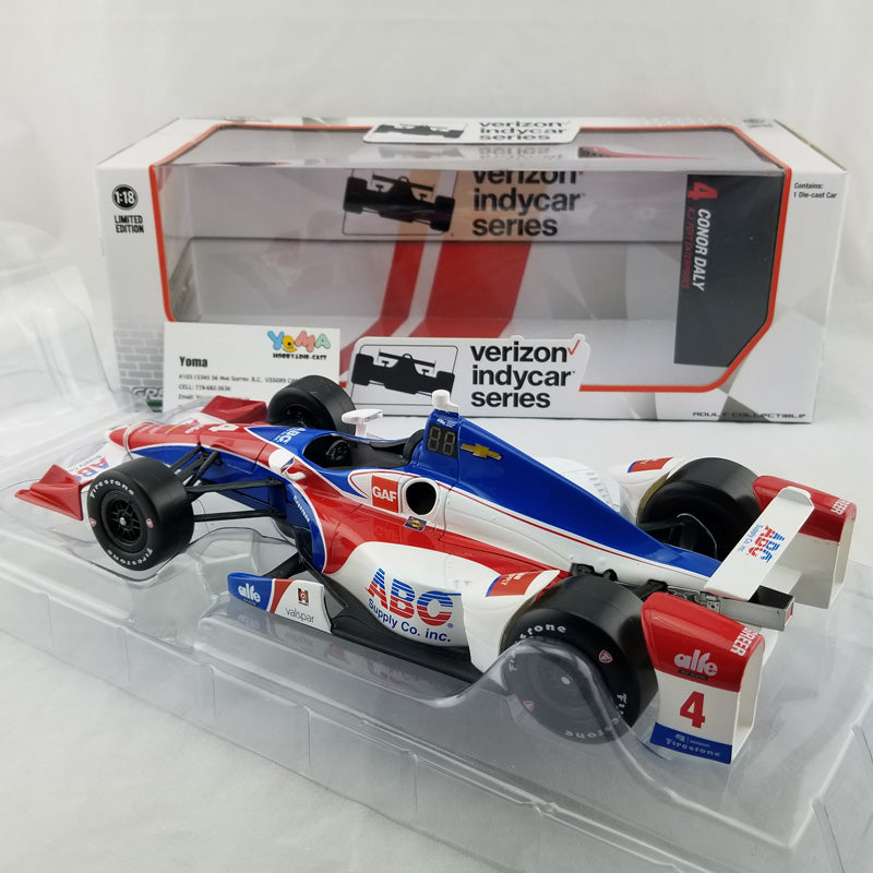 GreenLight 1:18 2017 Indycar Series #4 Conor Daly / A. J. Foyt Enterprises, ABC Supply 11008