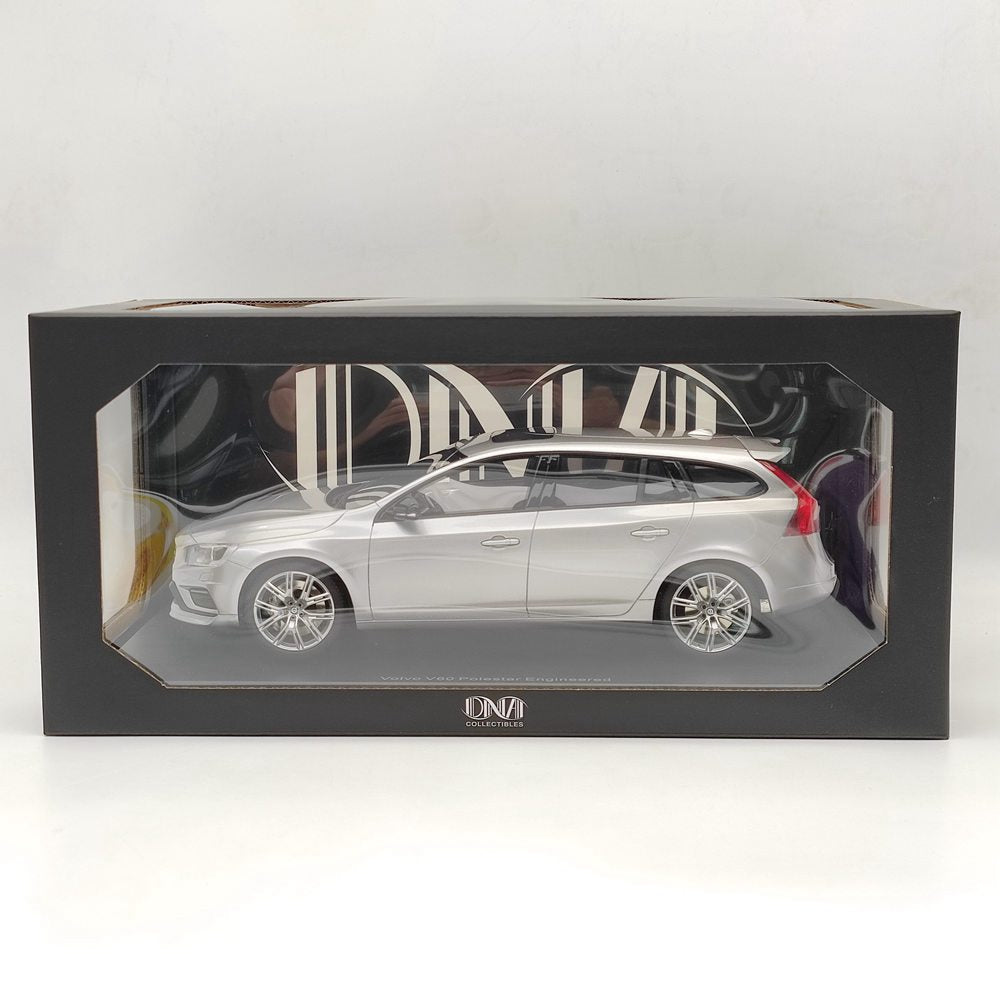 DNA Collectibles 1/18 Volvo V60 Polestar Engineered DNA000143 Resin Model Silver Toys Car Gift