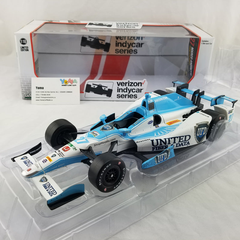 GreenLight 1:18 2017 IndyCar Series #27 Marco Andretti / Andretti Autosport, United Fiber & Data 11013