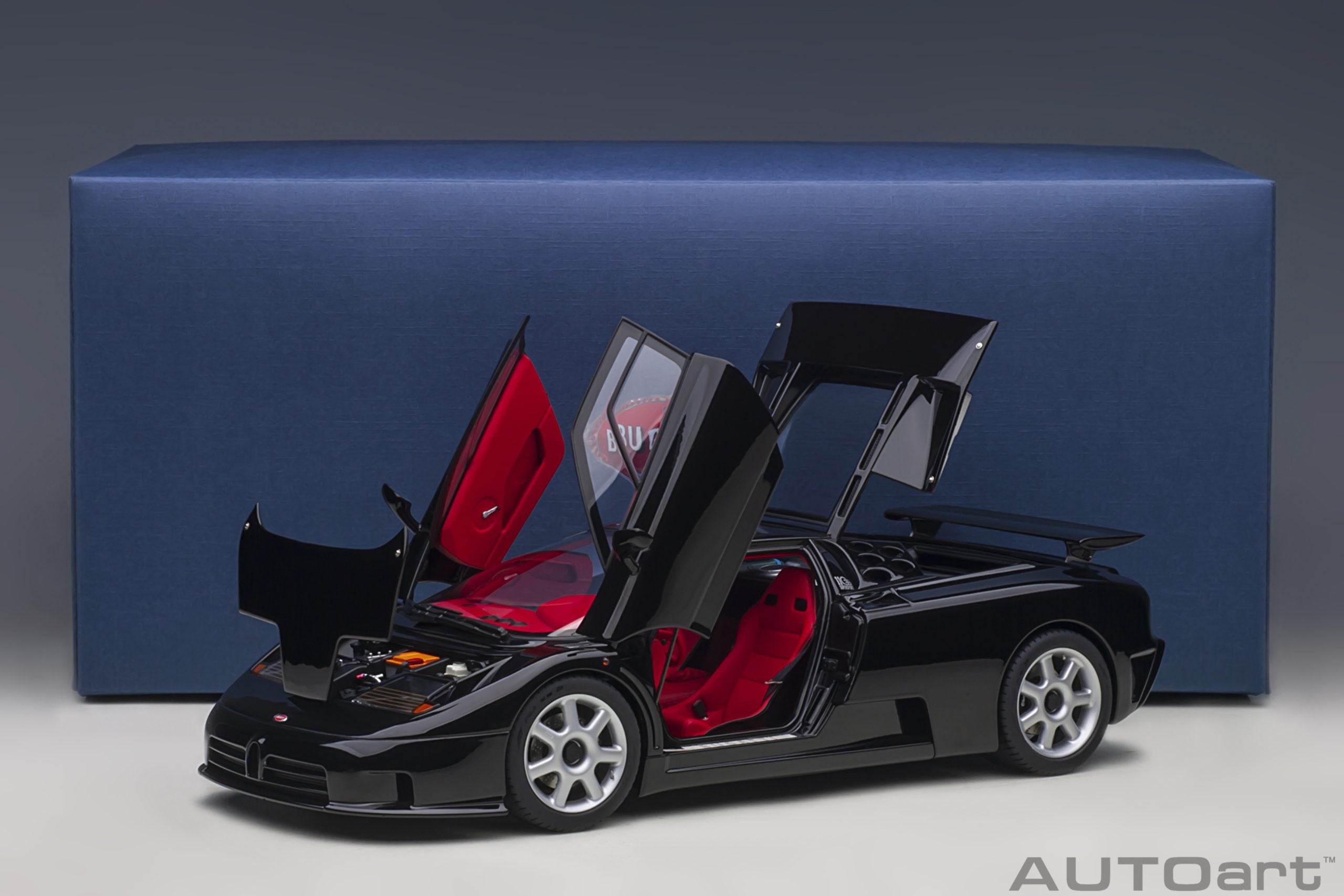 AUTOart 1:18 Bugatti EB110 SS Black 70919