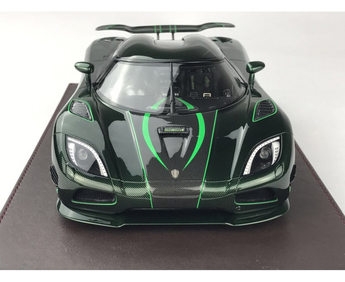 Frontiart 1:18 Koenigsegg Agera S Green/carbon F028-30
