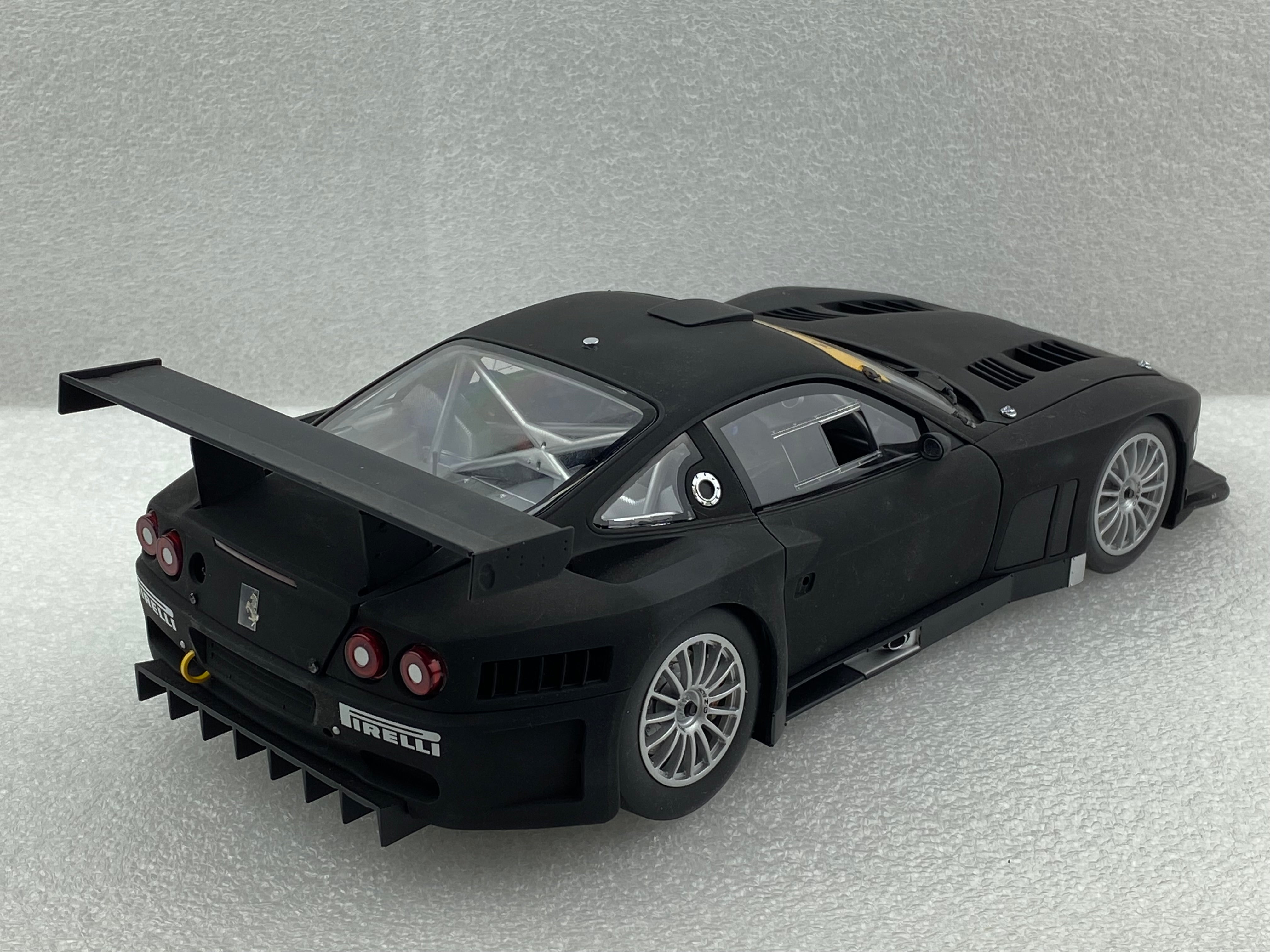 Kyosho 1:18 Ferrari 575 GTC Evoluzione 2005 Matt Black 08392A (Clearance Final Sale)