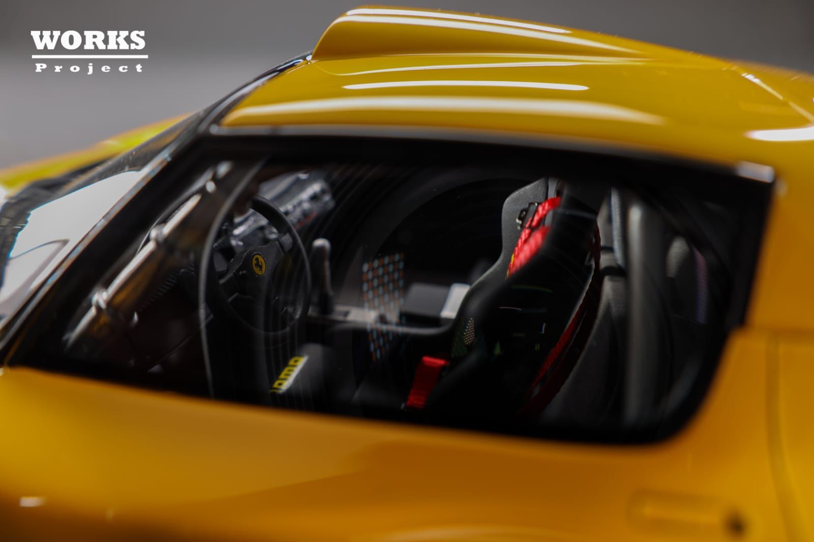 WORKS Project 1:18 Ferrari F50 GT in Yellow