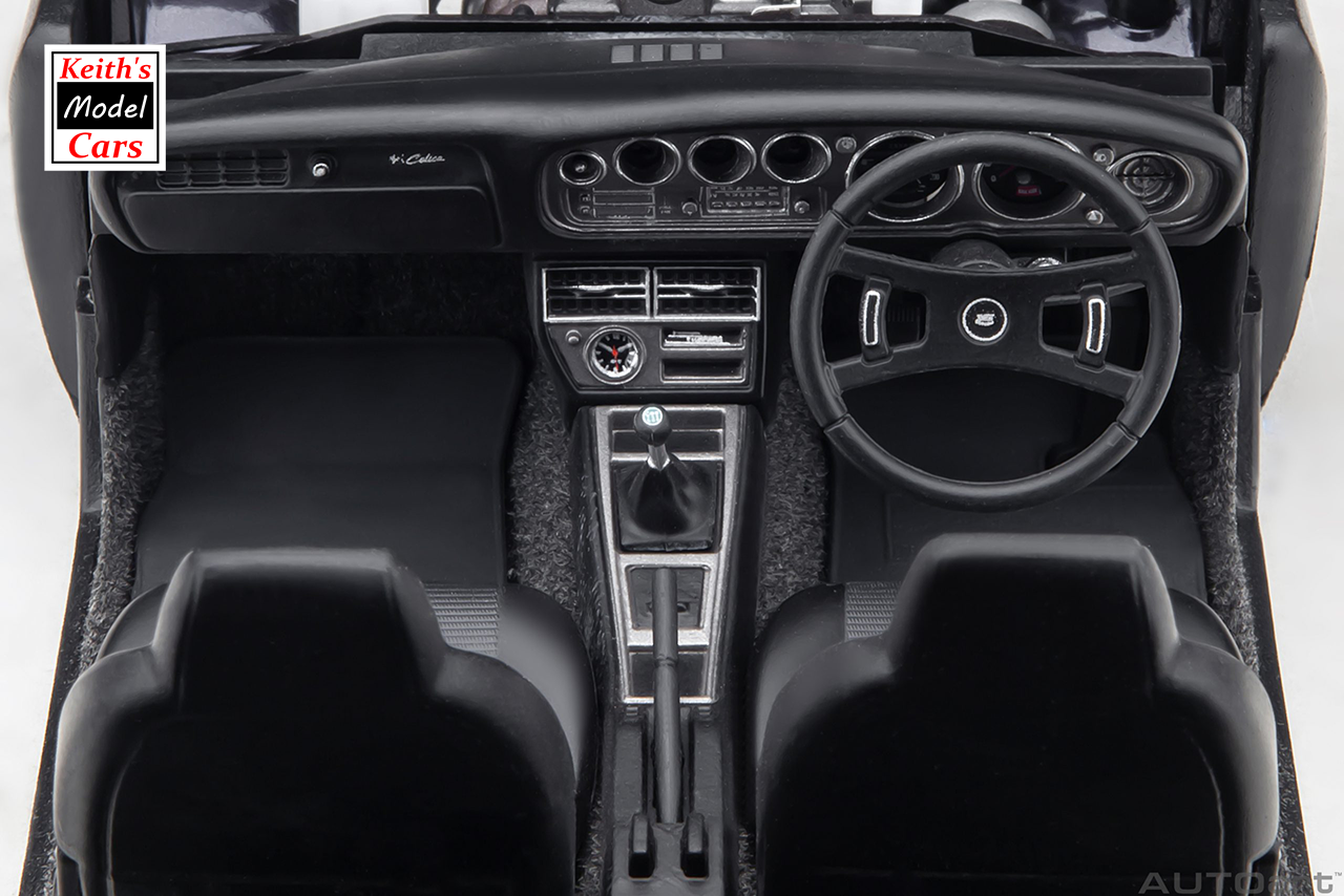 [1/18 Scale] Toyota Celica Liftback 2000GT (RA25) 1973 in Dark Purple Metallic by AUTOart Models