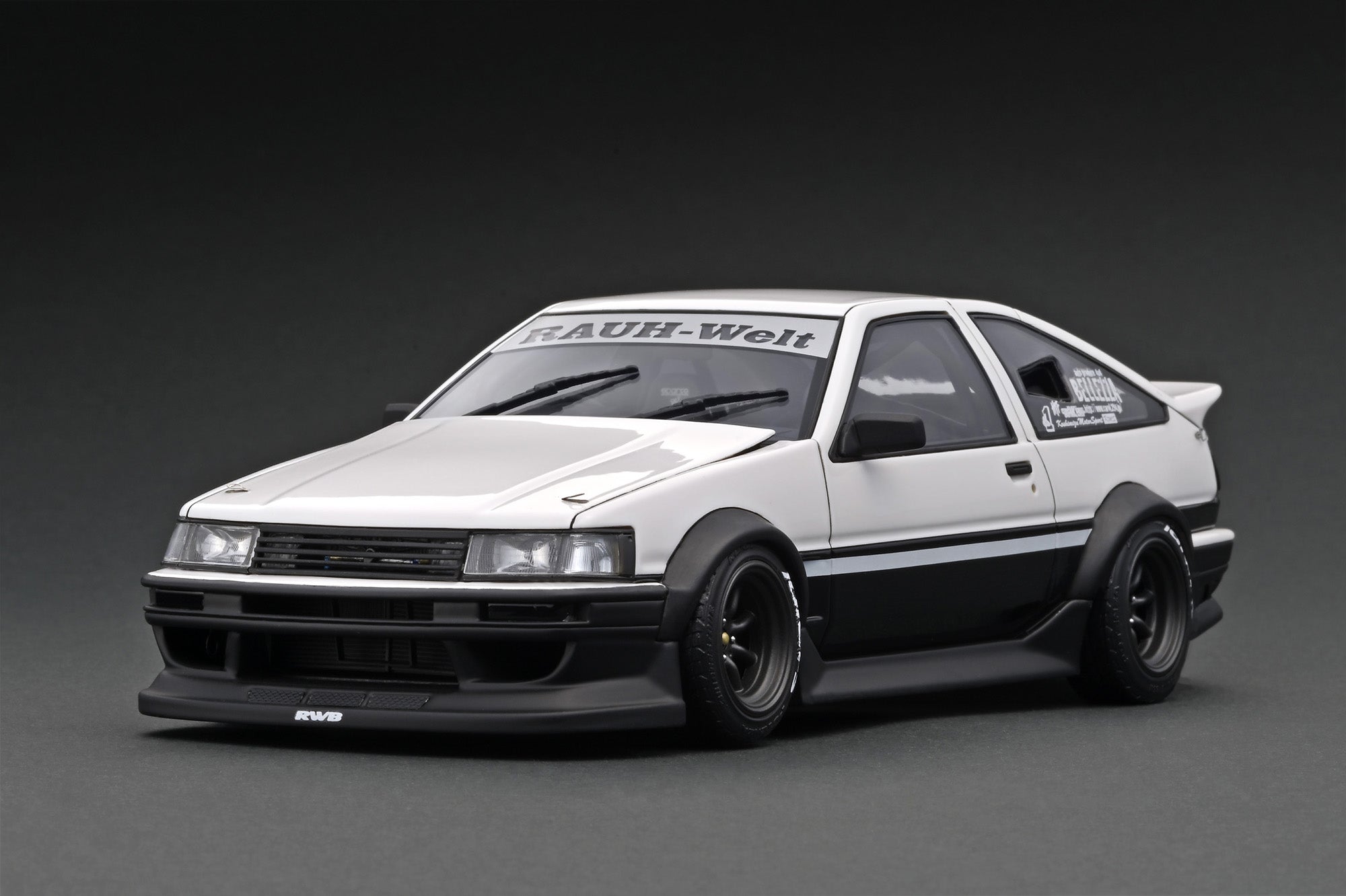 *PREORDER* Ignition Model 1:18 Toyota AE86 RWB in White & Black