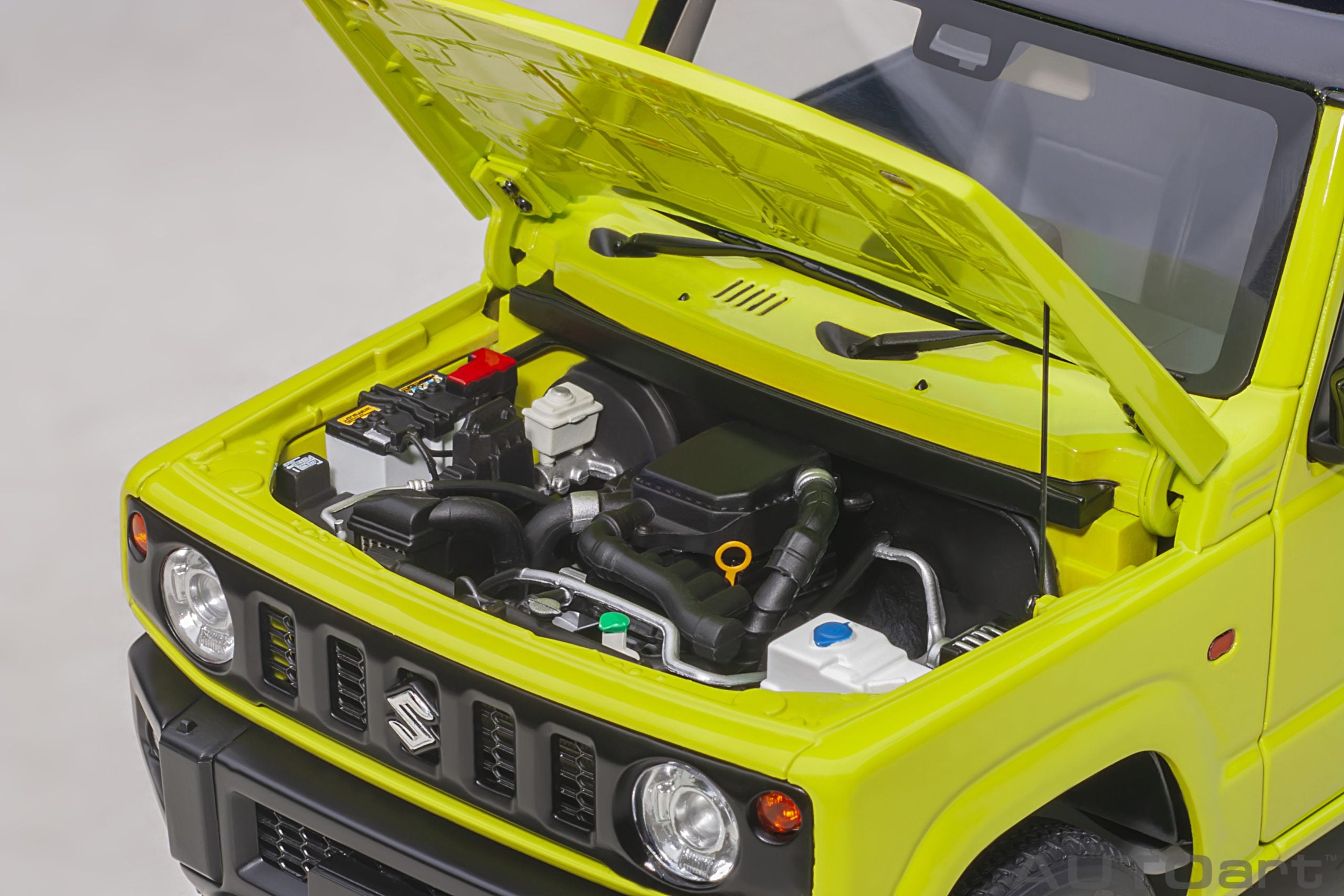 AUTOart 1:18 Suzuki Jimny (JB64) (Kinetic Yellow with Black roof) 78501