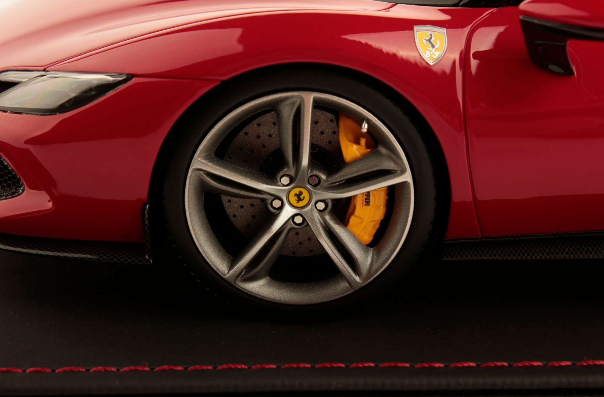 Ferrari 296 GTS - New Rosso Corsa Met - 1:18