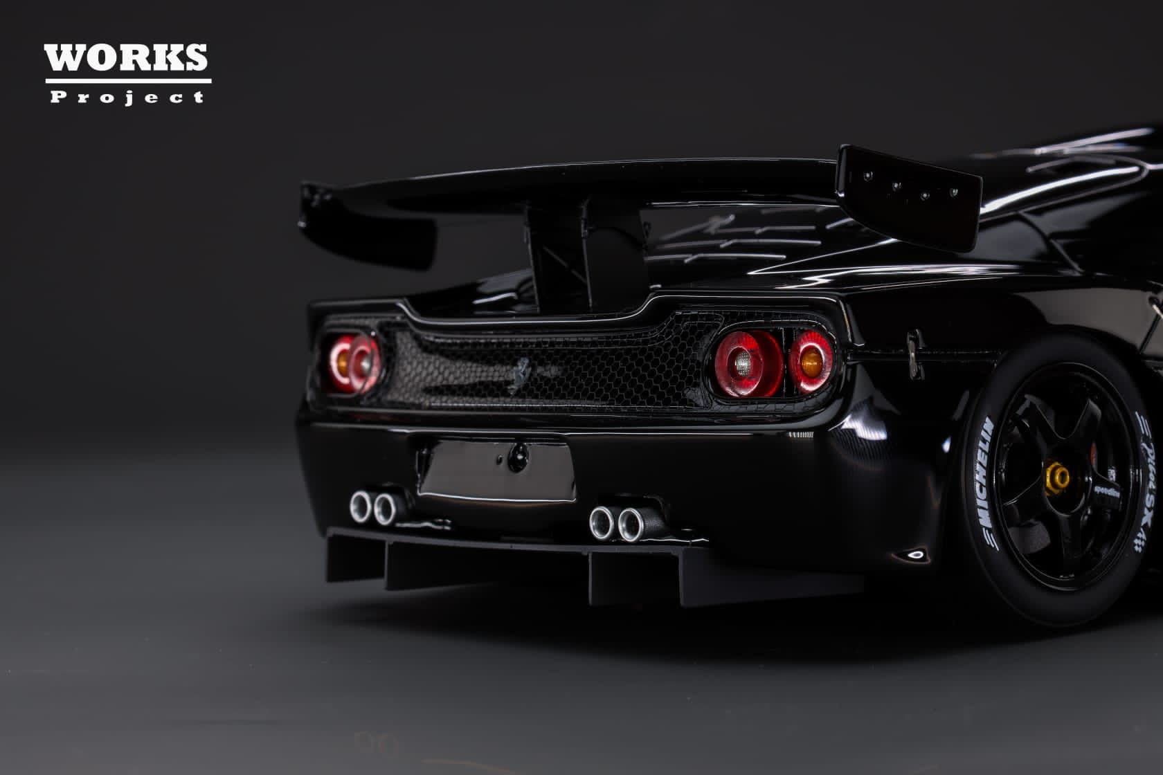 WORKS Project 1:18 Ferrari F50 GT in Black