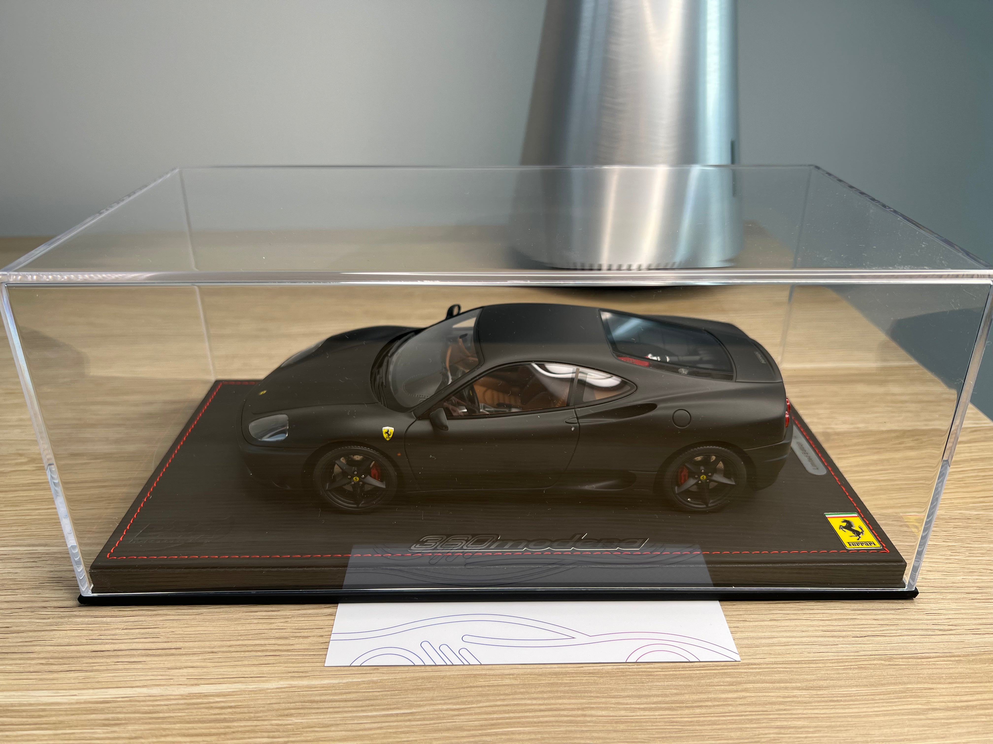 Ferrari 360 Modena - matte black edition - 1:18