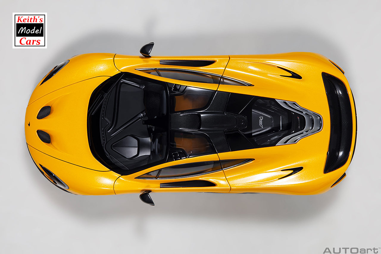 [1/18 Scale] McLaren P1 in Volcano Yellow (with yellow calipers) by AUTOart Models