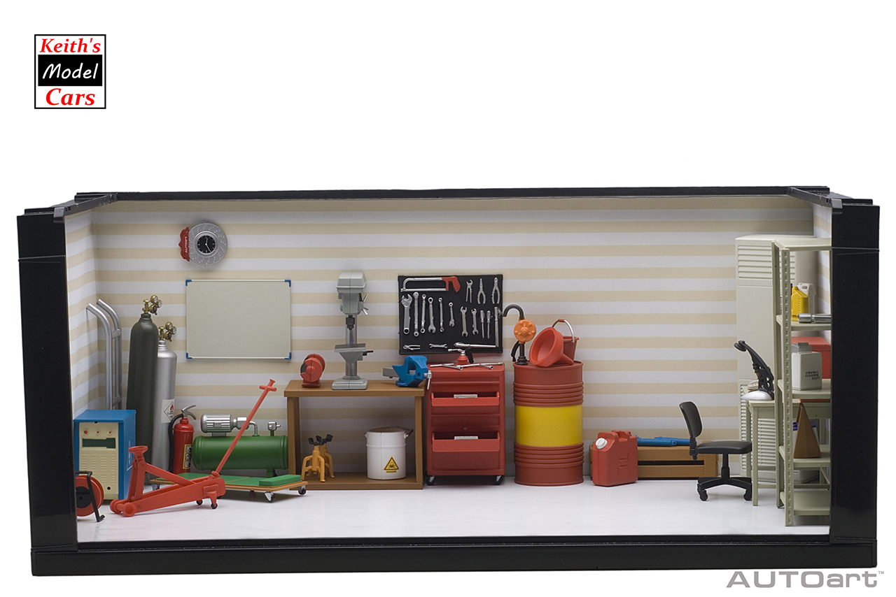 [1/18 Scale] Garage Kit Set by AUTOart Models
