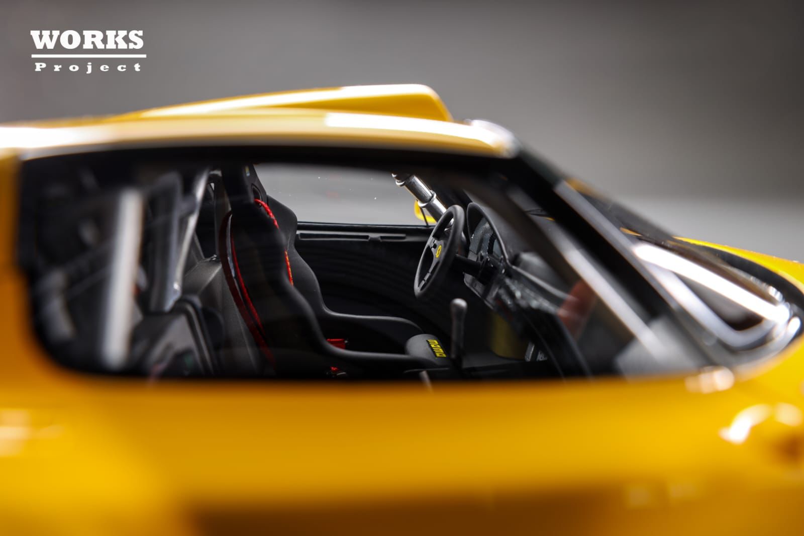 WORKS Project 1:18 Ferrari F50 GT in Yellow