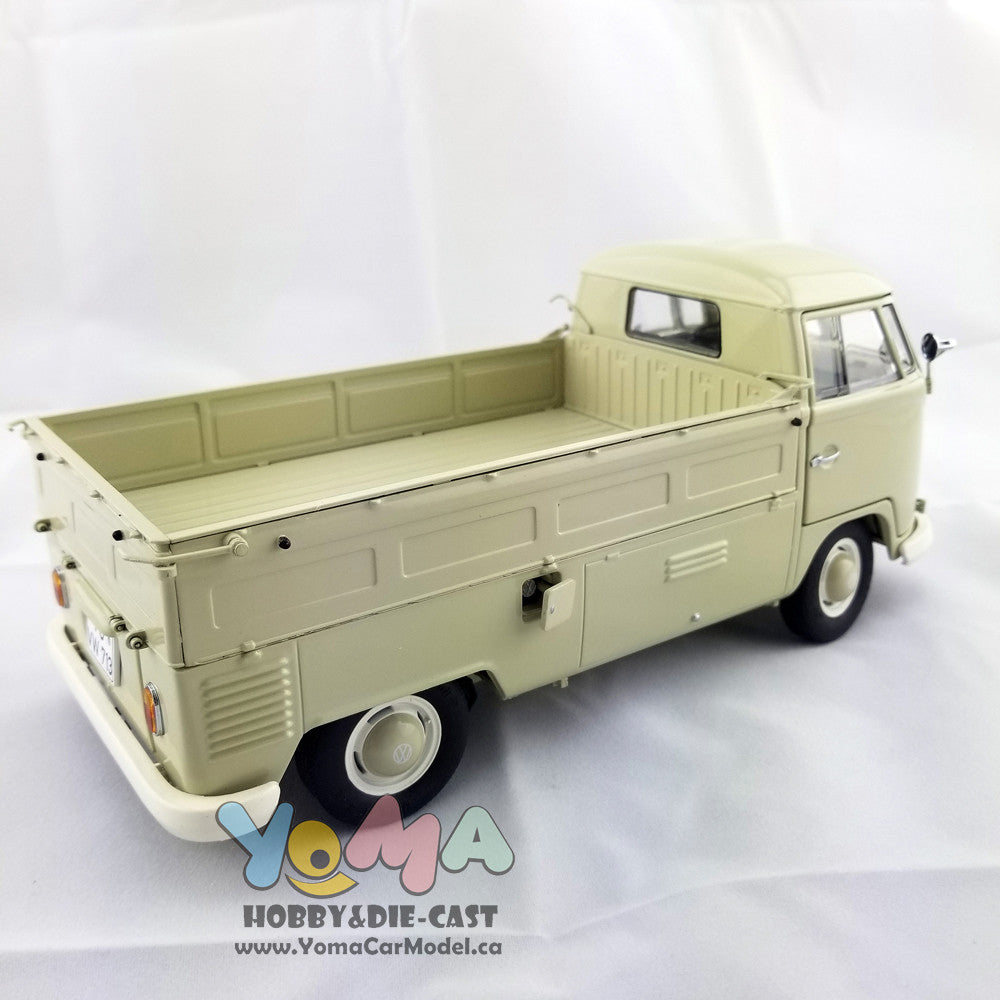 Schuco 1:18 Volkswagen T1b Pickup With Tarpaulin Beige 450037000
