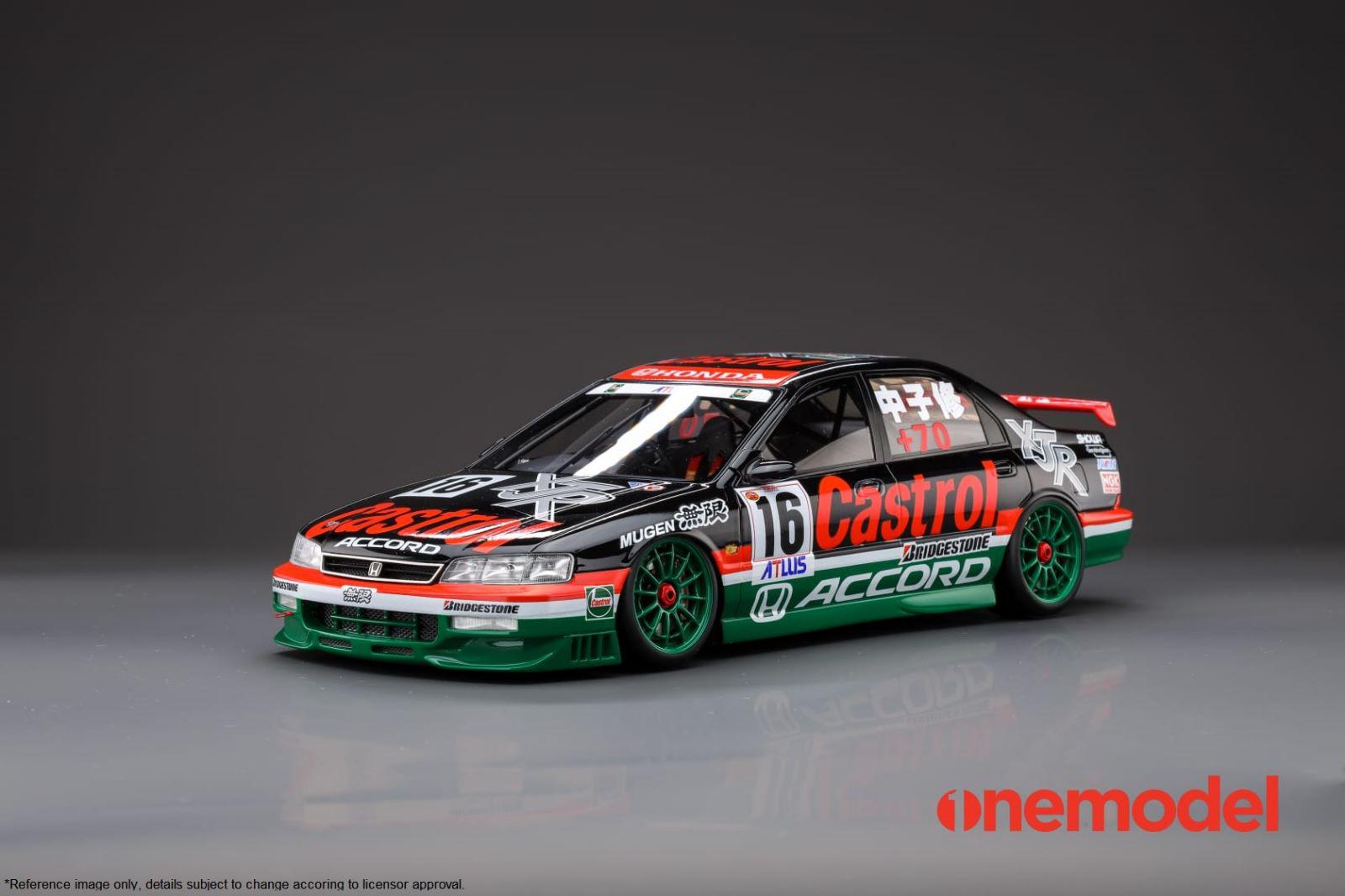 *PREORDER* One Model 1:18 Honda Accord (CD6) #16 JTCC Castrol Version