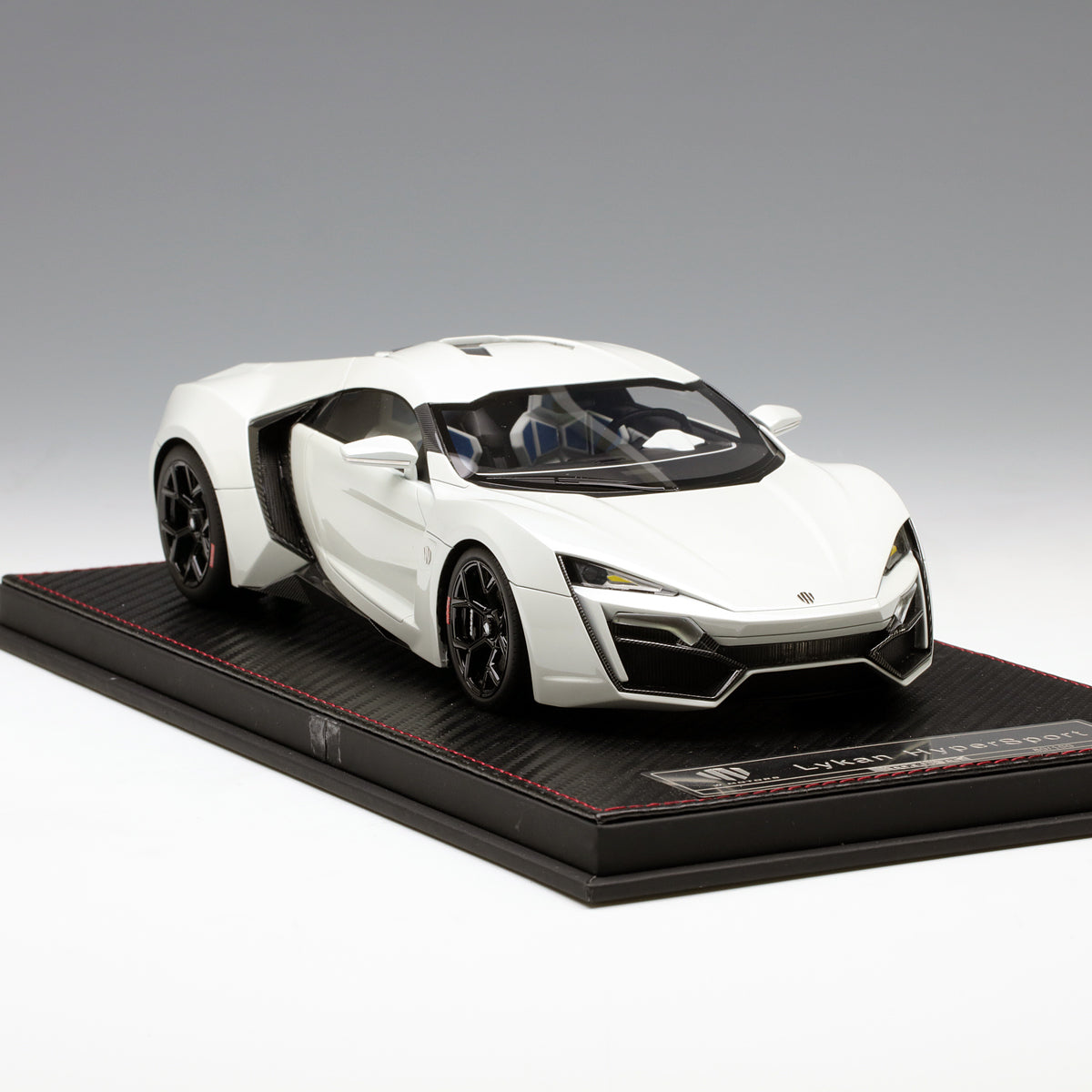 Frontiart 1:18 W Motor Lykan Hypersport Pearl White F030-29