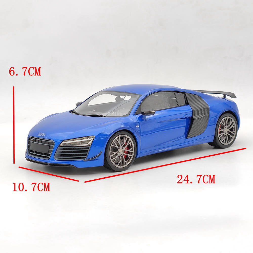 DNA Collectibles 1/18 Audi R8 LMX 2014 DNA000031 Resin Model Car Limited Blue Toy Gift