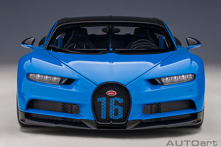 BUGATTI CHIRON SPORT 2019 (FRENCH RACING BLUE/CARBON)
