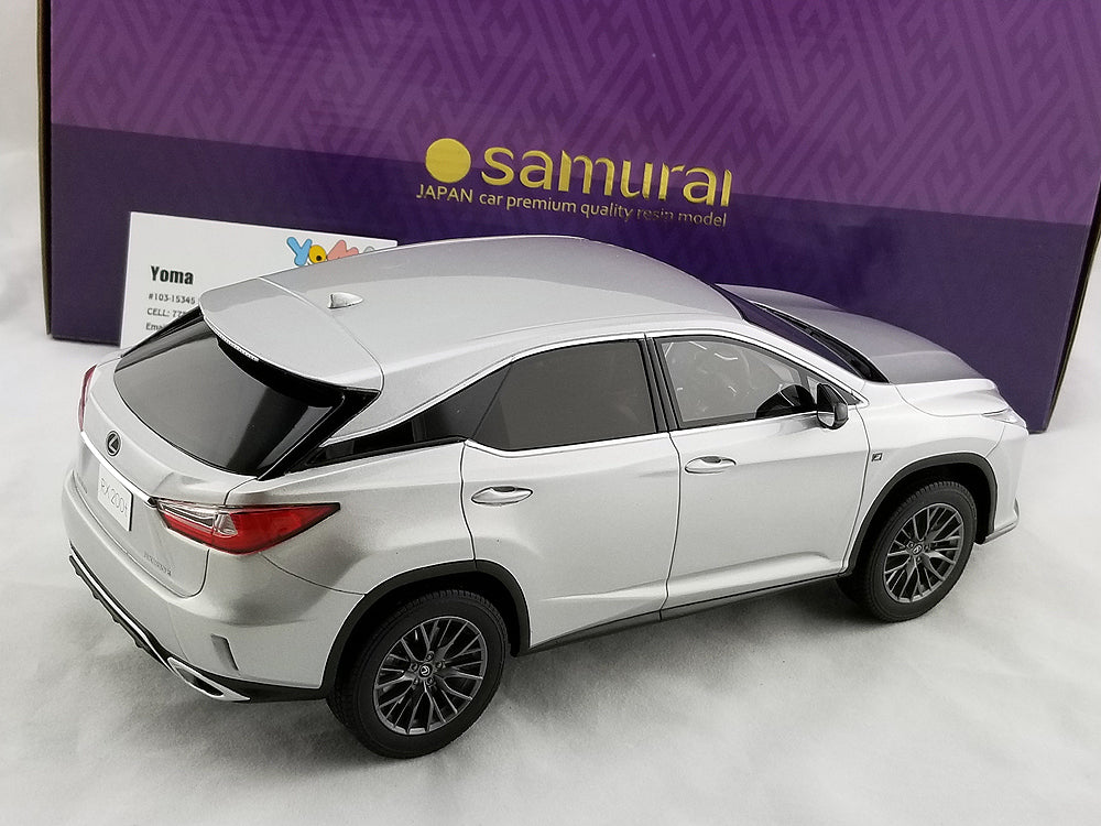 Kyosho Samurai 1:18 Lexus RX Platinum Silver KSR18014S