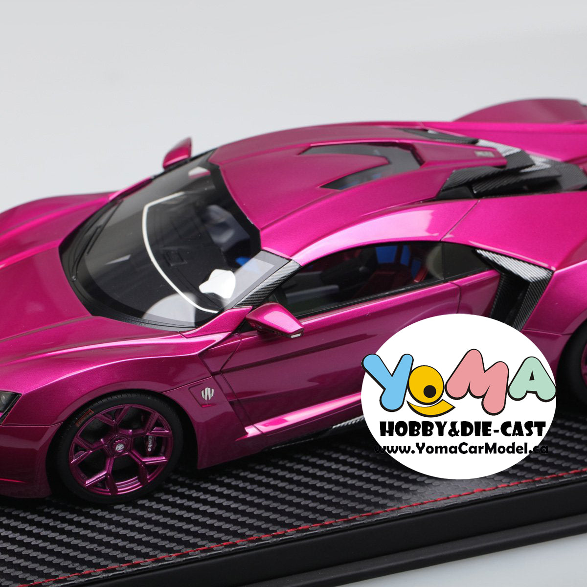 Frontiart 1:18 W Motors Lykan Hypersport Purple Red F030-36