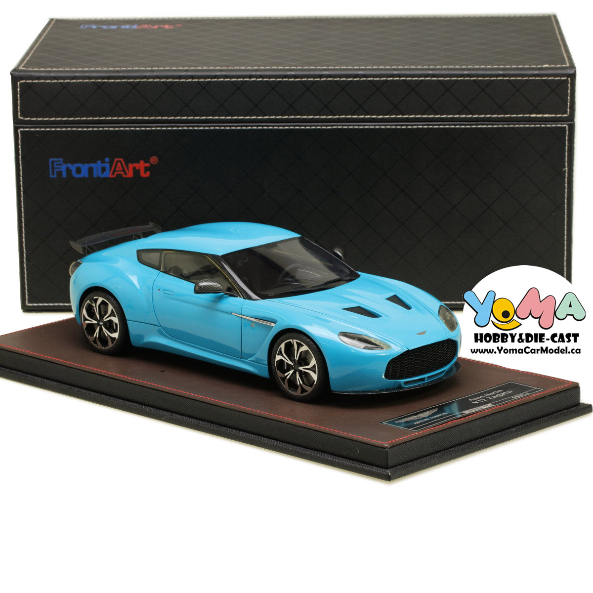 Frontiart 1/18 Aston Martin V12 Zagato Open Tiffany Blue FA009-33