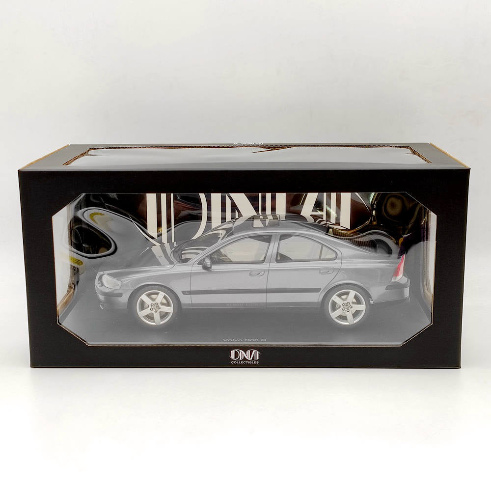 DNA Collectibles 1/18 Volvo S60 R 2003 DNA000107 Resin Model Car Grey Metallic Toy Gift