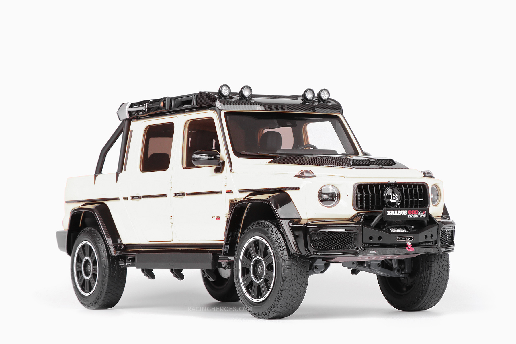 Brabus G 800 Adventure XLP 2020 White 1:18 by Almost Real