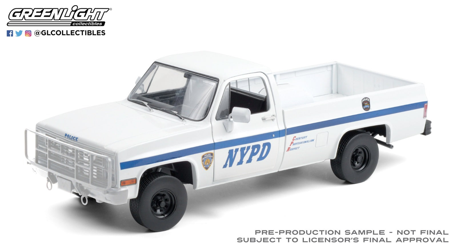 GreenLight 1:18 1984 Chevrolet CUCV M1008 - New York City Police Department (NYPD) 13561