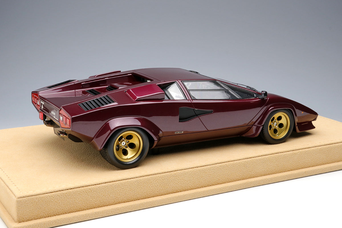 Lamborghini Countach LP5000QV 1985 - metallic deep purple - 1:18