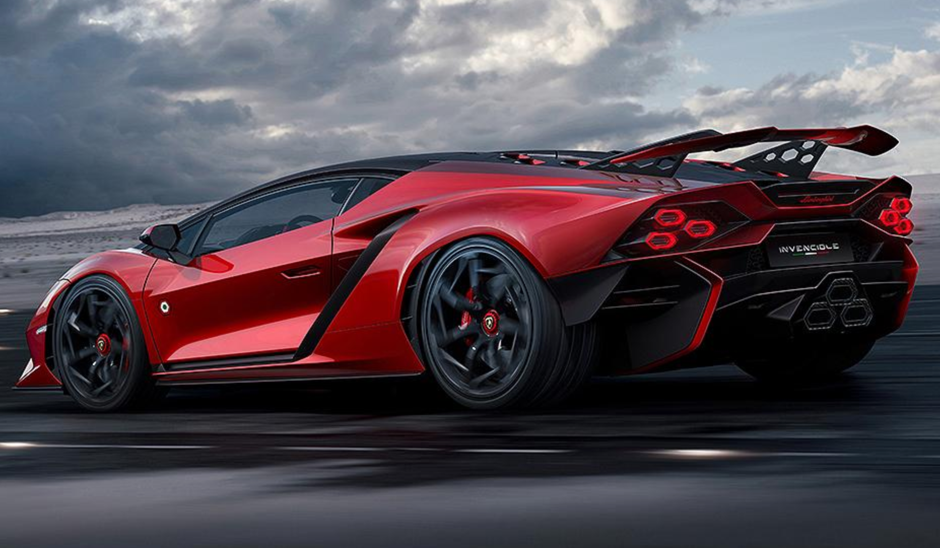 Lamborghini Invencible - Rosso Efesto - 1:18