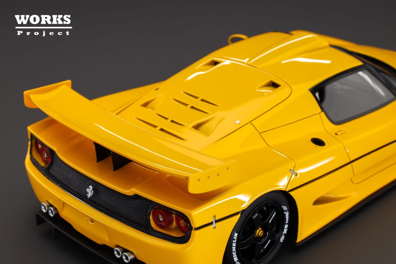 WORKS Project 1:18 Ferrari F50 GT in Yellow