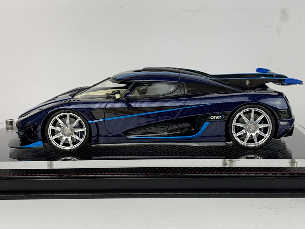Frontiart 1:18 Koenigsegg One1 (new)  Carbon Blue F033-166