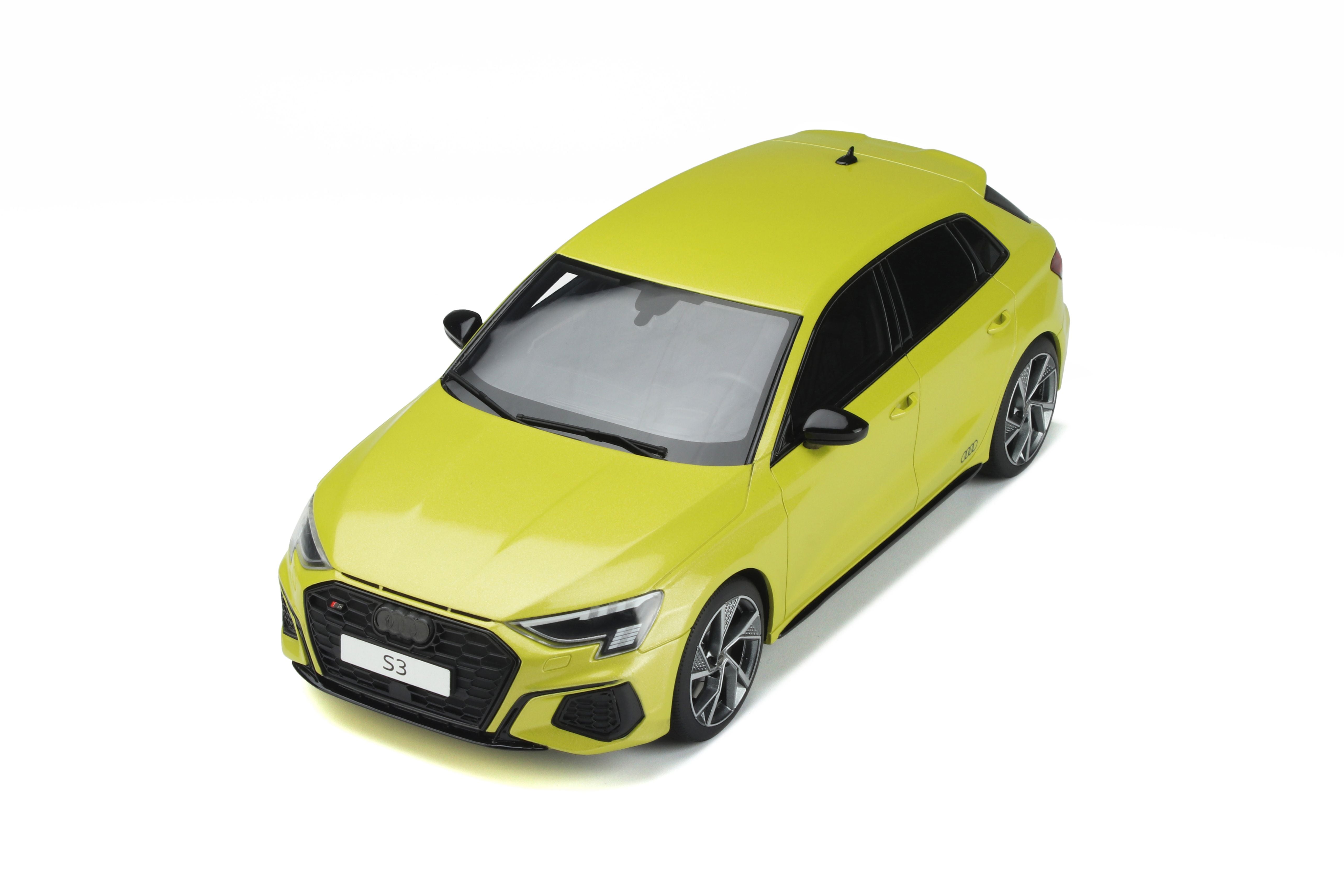 GT Spirit 1:18 2021 Audi S3 (8Y) Sportback Python yellow metallic GT364
