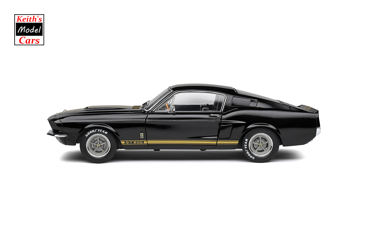 [1/18 Scale] 1967 Shelby GT500 in Black by Solido