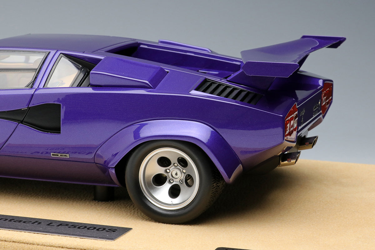 Lamborghini Countach LP5000S 1982 - metallic purple - 1:18