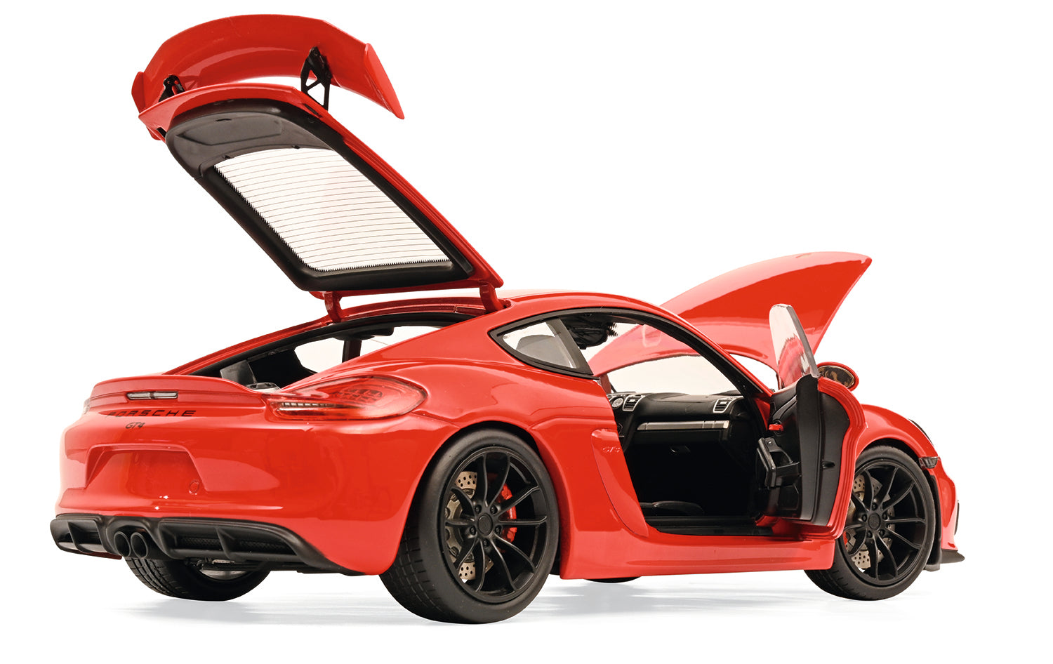 Schuco 1:18 Porsche Cayman GT4 Red 450040300
