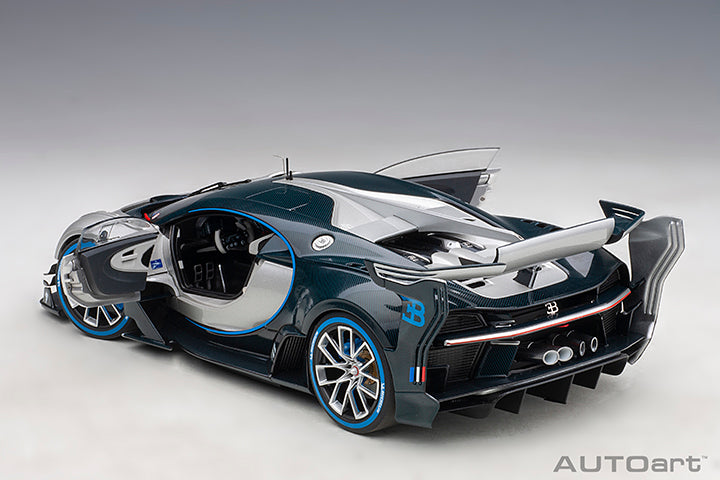 BUGATTI VISION GRAN TURISMO (SILVER/BLUE CARBON)
