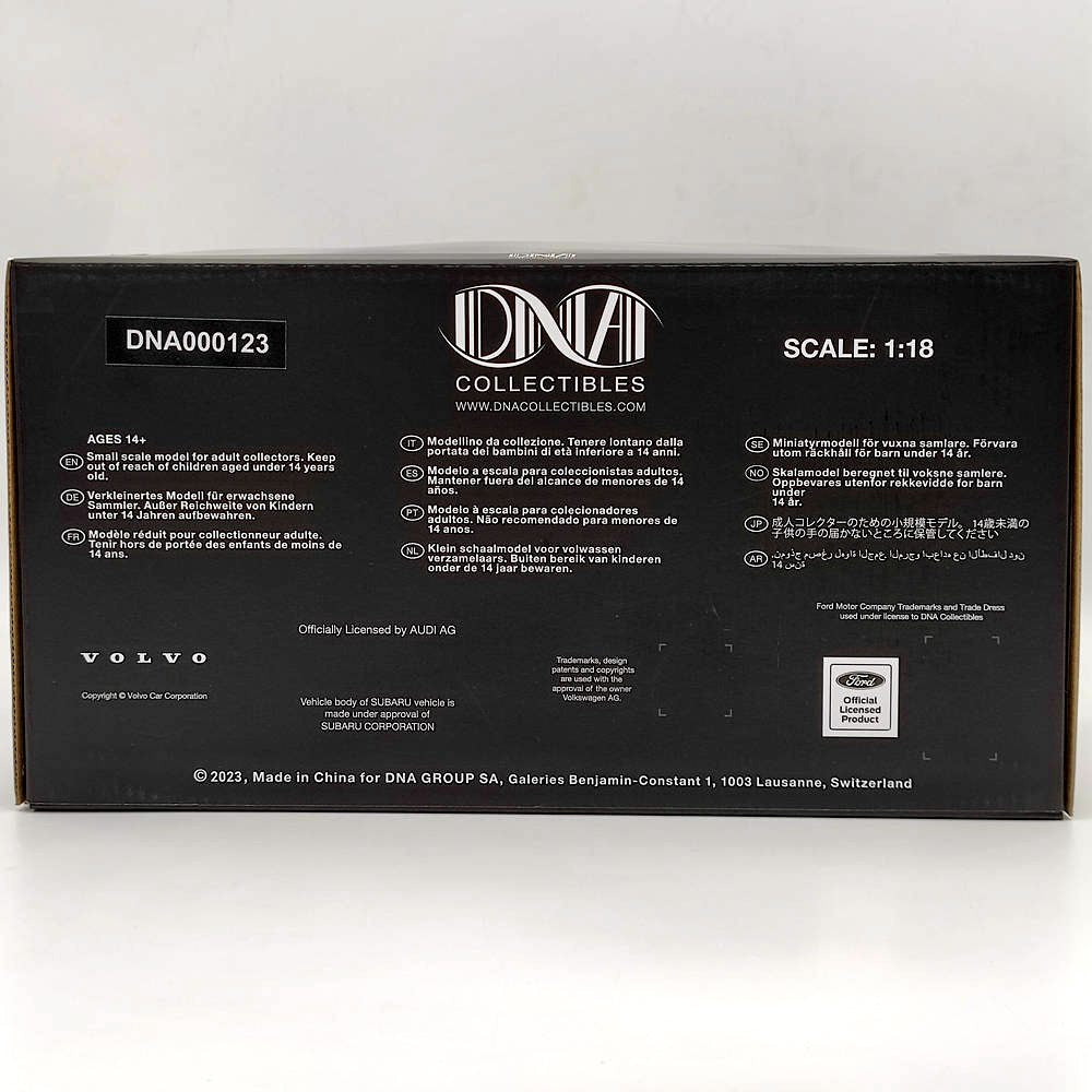 DNA Collectibles 1/18 Volvo V60 Polestar Engineered DNA000123 Resin Model Blue Toys Car Gift