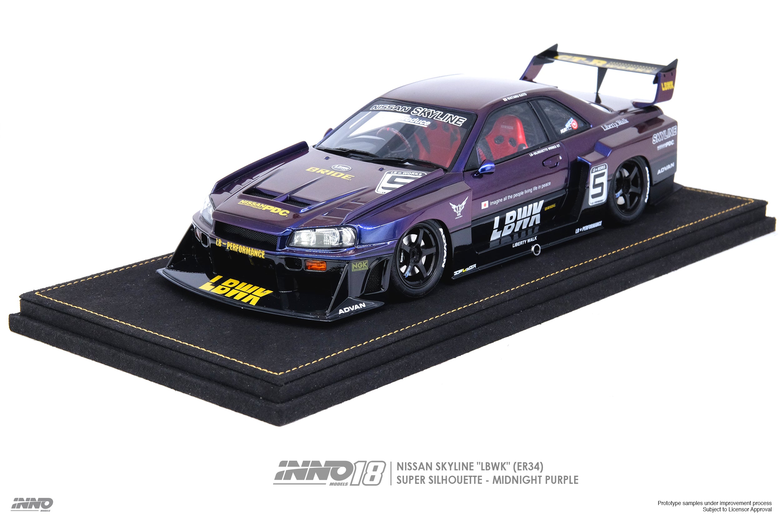 INNO18 1:18 Nissan Skyline (ER34) Super Silhouette