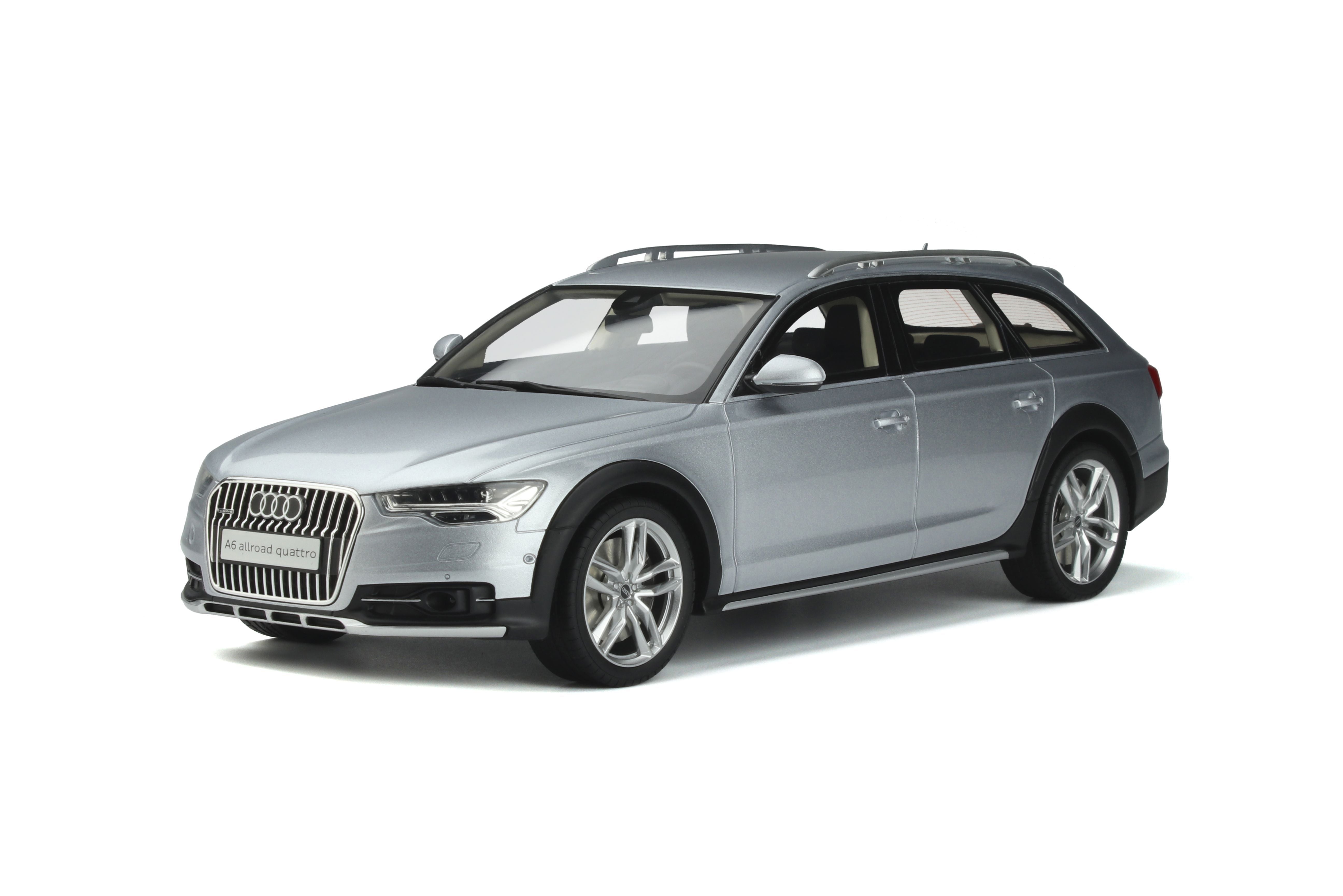 GT Spirit 1:18 2019 Audi A6 (C7) Allroad Floret Silver Metallic GT354