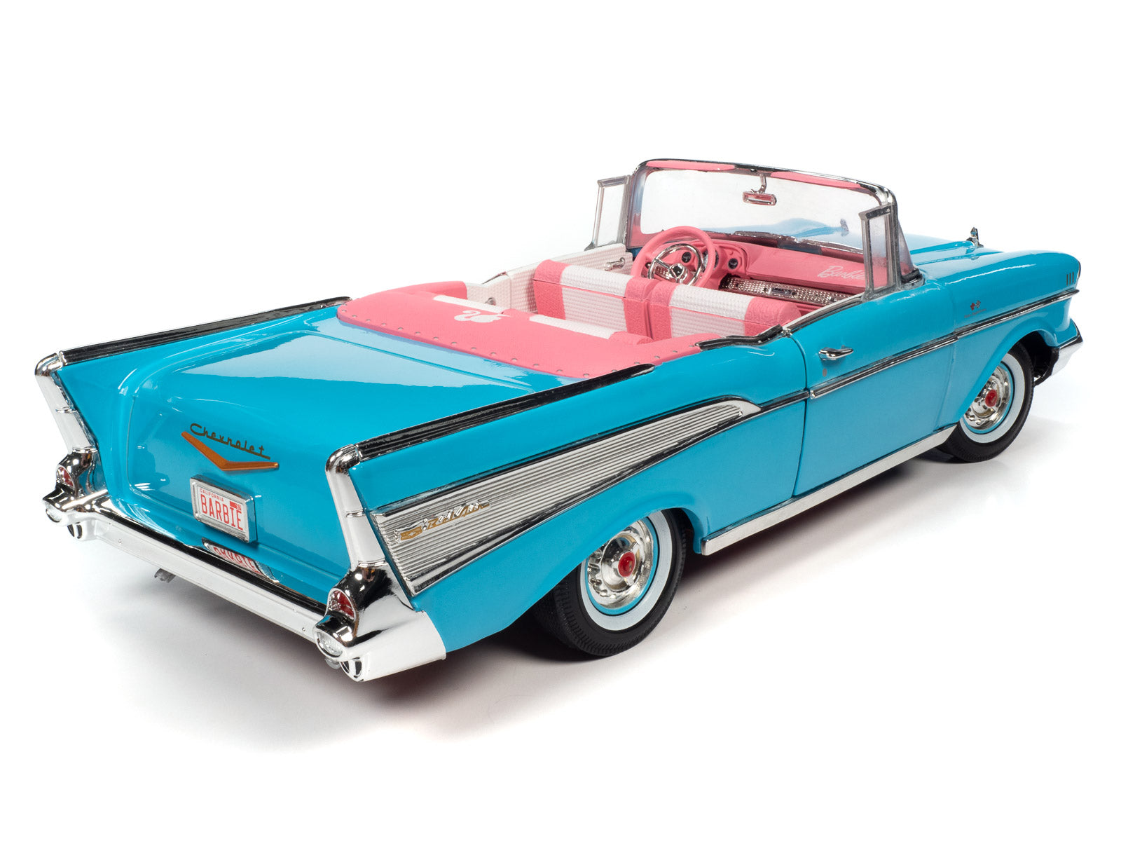 Barbie 1957 Chevy Bel Air Convertible (Aqua Blue) 1:18 Scale