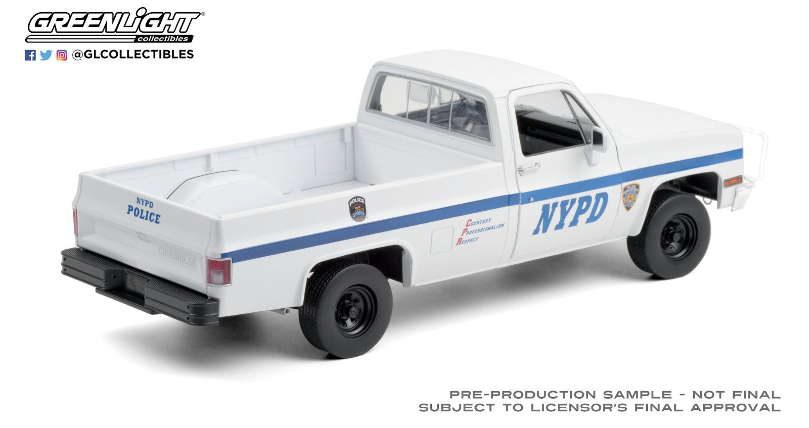 GreenLight 1:18 1984 Chevrolet CUCV M1008 - New York City Police Department (NYPD) 13561