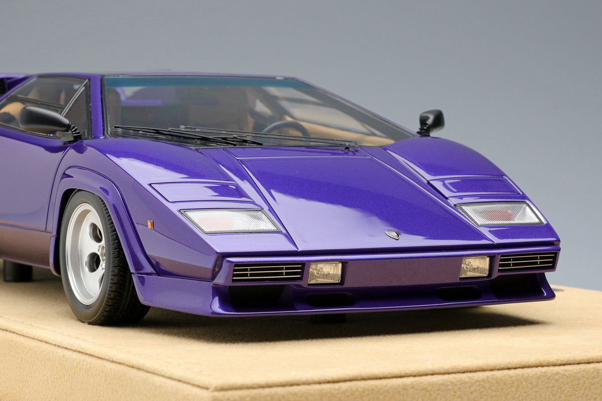 Lamborghini Countach LP5000S 1982 - metallic purple - 1:18