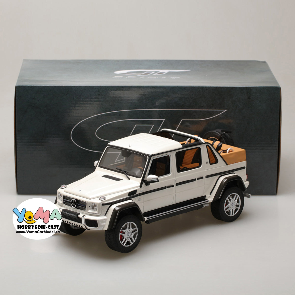 GT Spirit 1:18 Mercedes Benz Maybach G650 Landaulet White KJ022