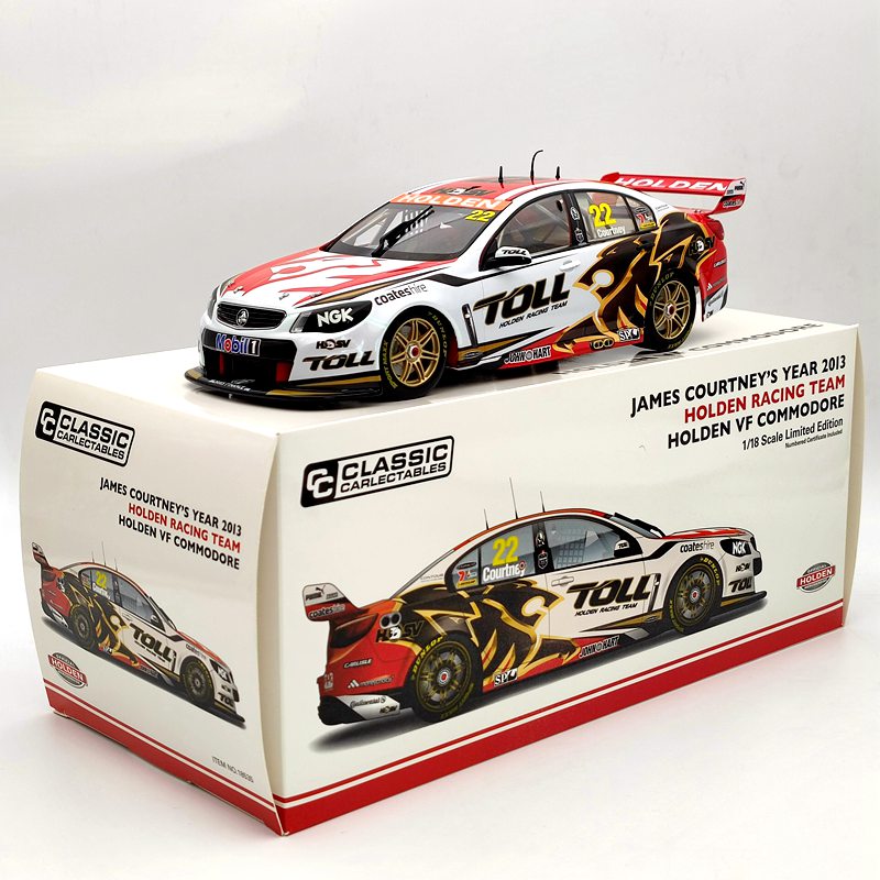 Classic 1/18 James Courtney's 2013 Toll Holden VF Commodore #22 NO.18535 Diecast Models Car Limited Collection Toys Gift
