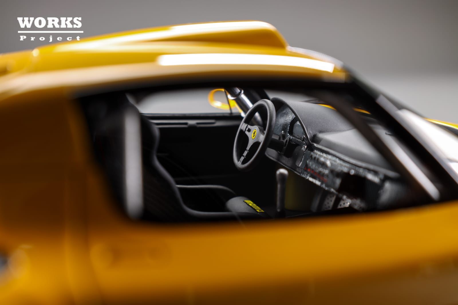 WORKS Project 1:18 Ferrari F50 GT in Yellow