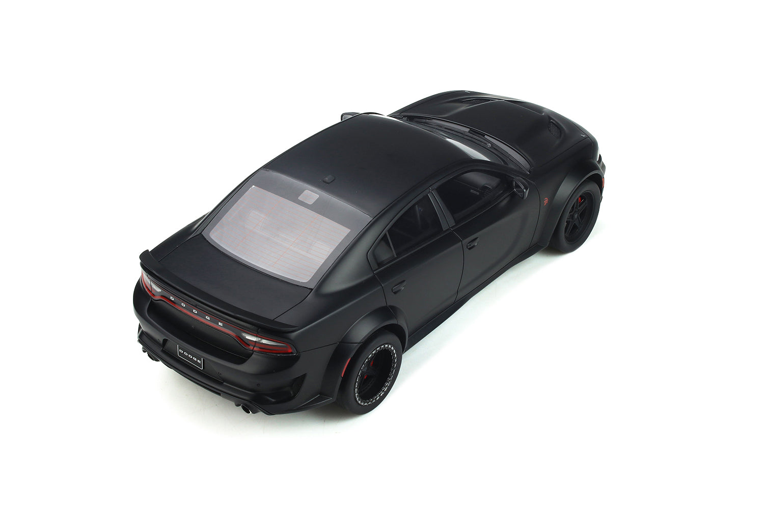 GT Spirit 1:18 2020 Dodge Charger SRT Hellcat Widebody Tuned by Speedkore Matte Black GT301